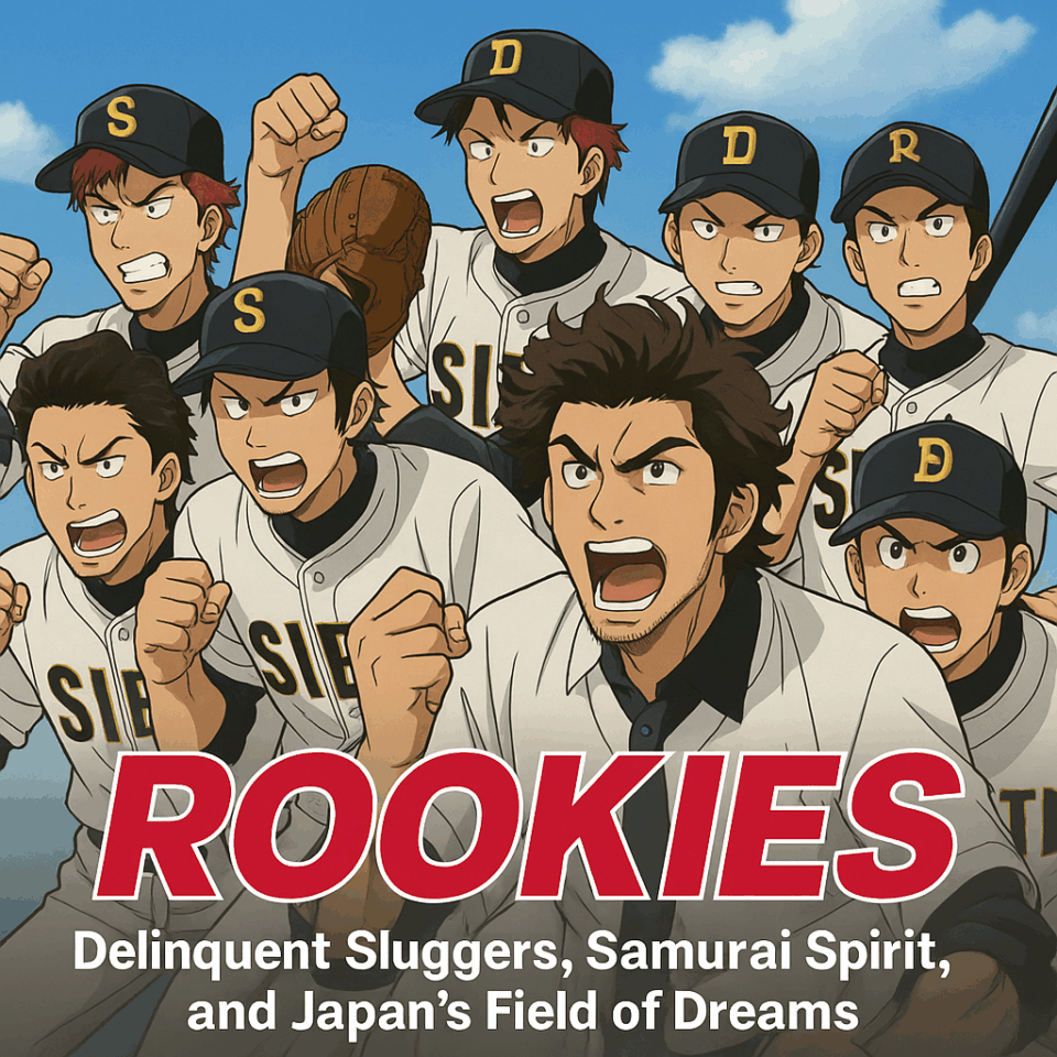 Cast of Japanese drama 'ROOKIES' in baseball uniforms